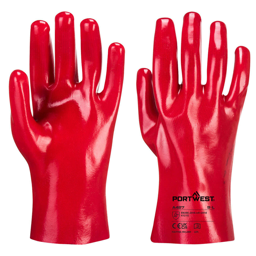 Portwest Grip 12 PVC-handschoen 27 cm