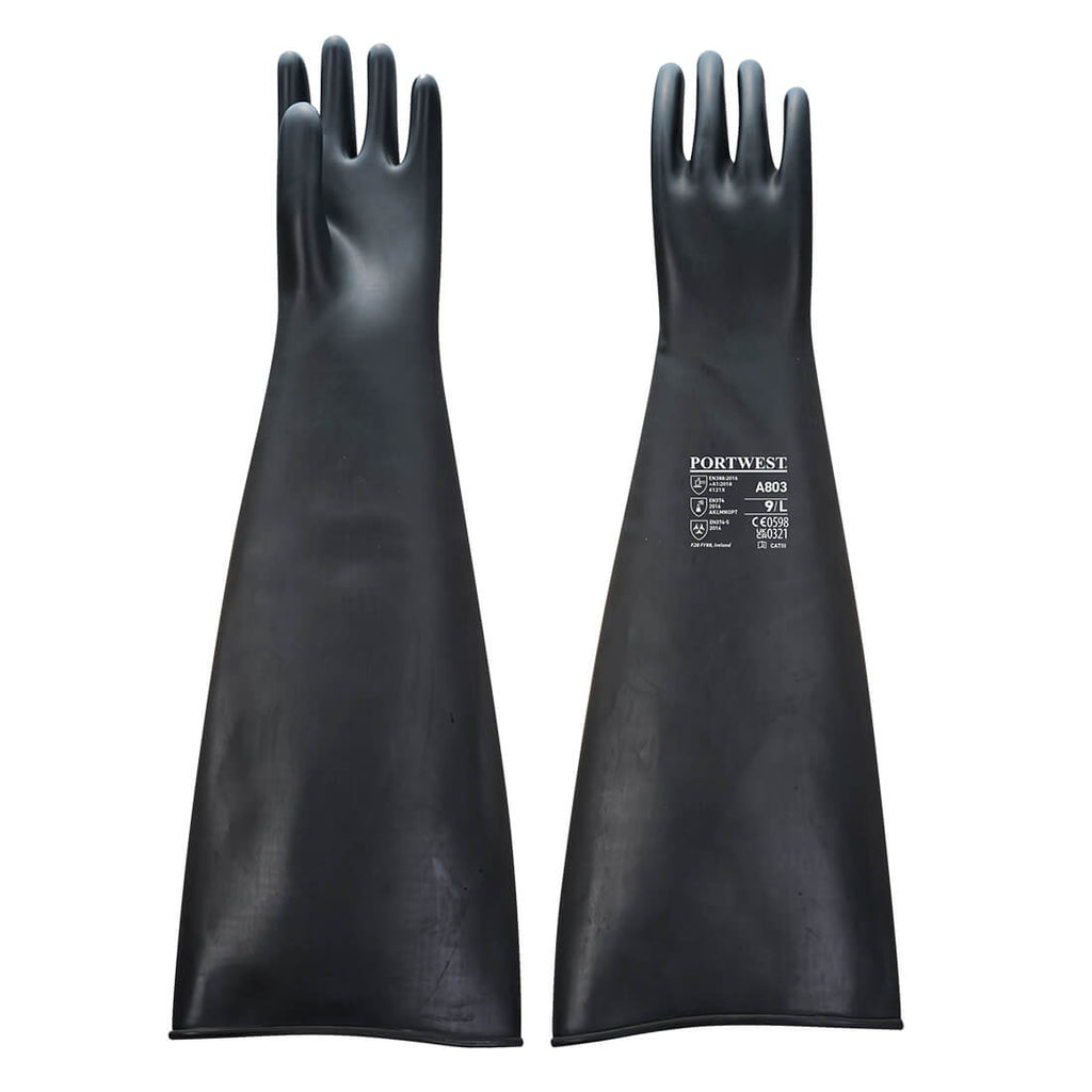 Portwest Heavyweight Latex Rubberen Handschoen 600mm