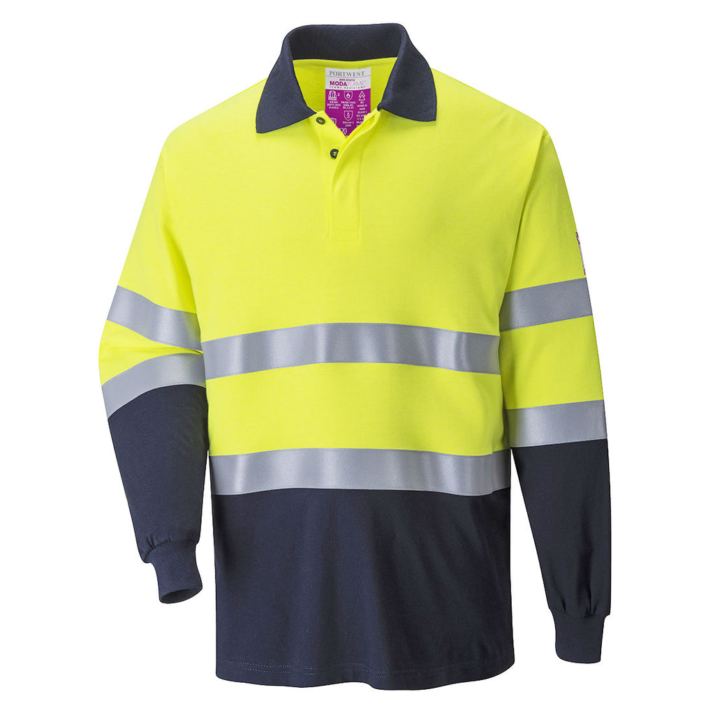 Portwest FR Modaflame antistatisch tweekleurig poloshirt