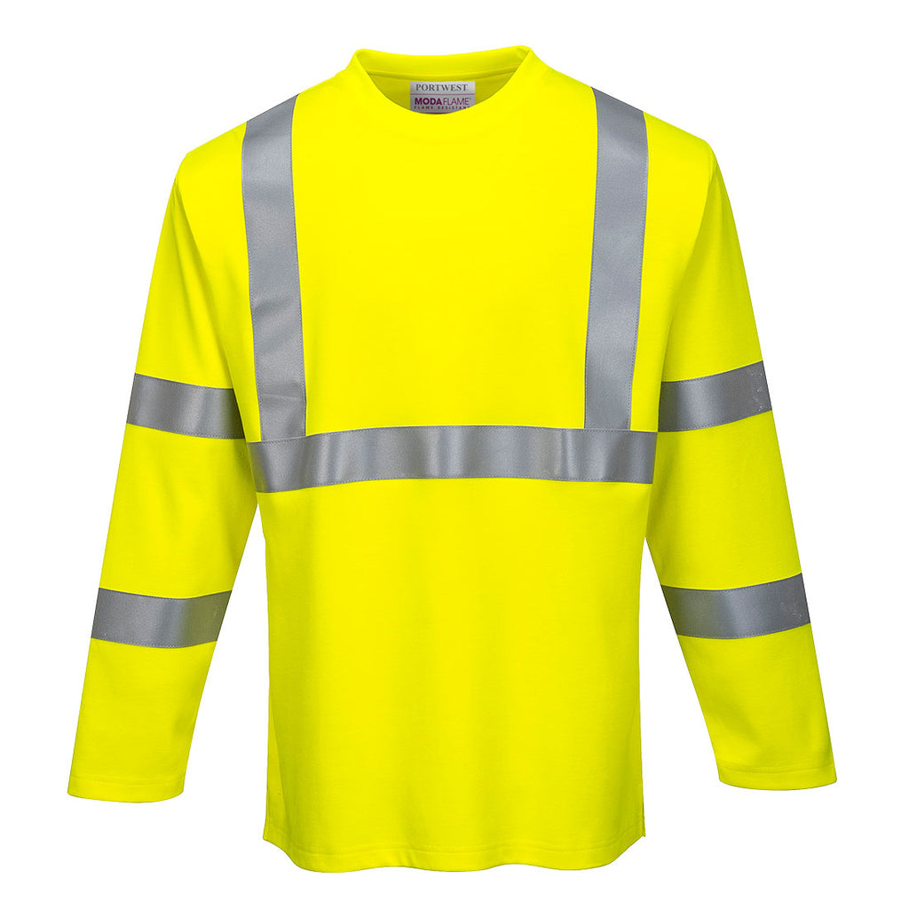 Portwest FR Modaflame Hi-Vis T-shirt met lange mouwen