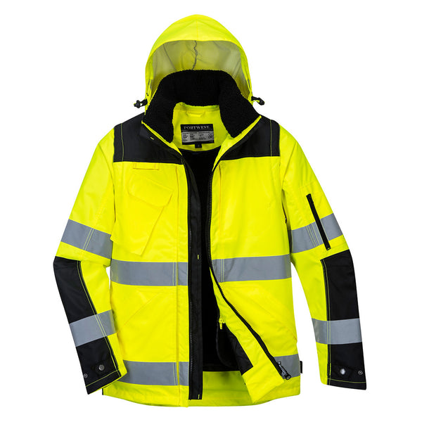 Portwest Hi-Vis 3-in-1 Contrast Winter Pro-jack