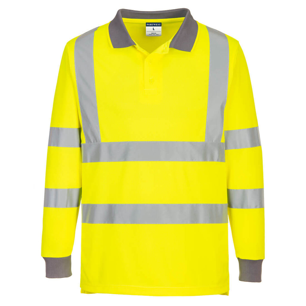 Portwest Eco Hi-Vis poloshirt L/S (6-pack)