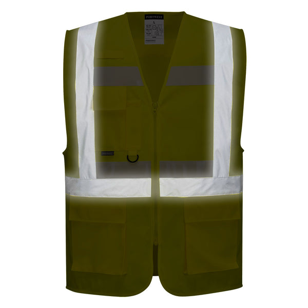 Portwest Glowtex Ezee Zip Executive-vest