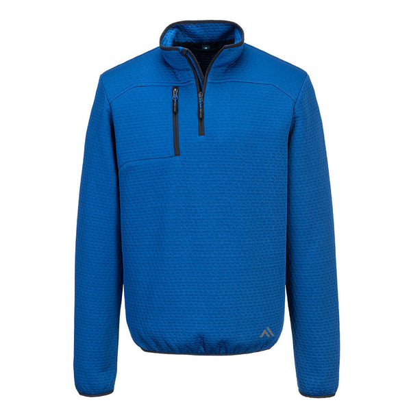 Portwest KX3 sweatshirt met textuur en 1/4 rits