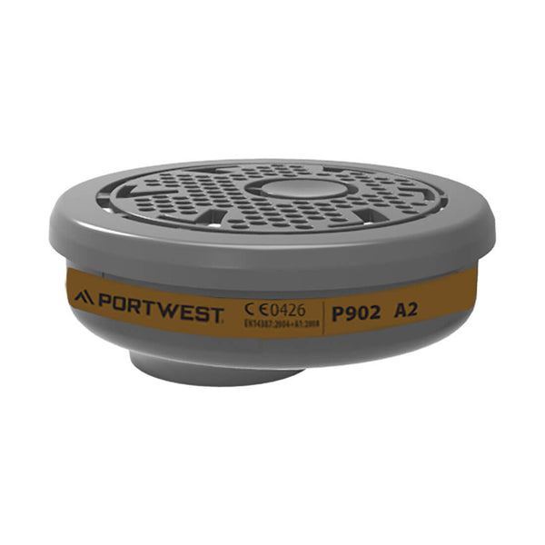 Portwest A2 Gas Filter Bayonet Connection (Pk6)