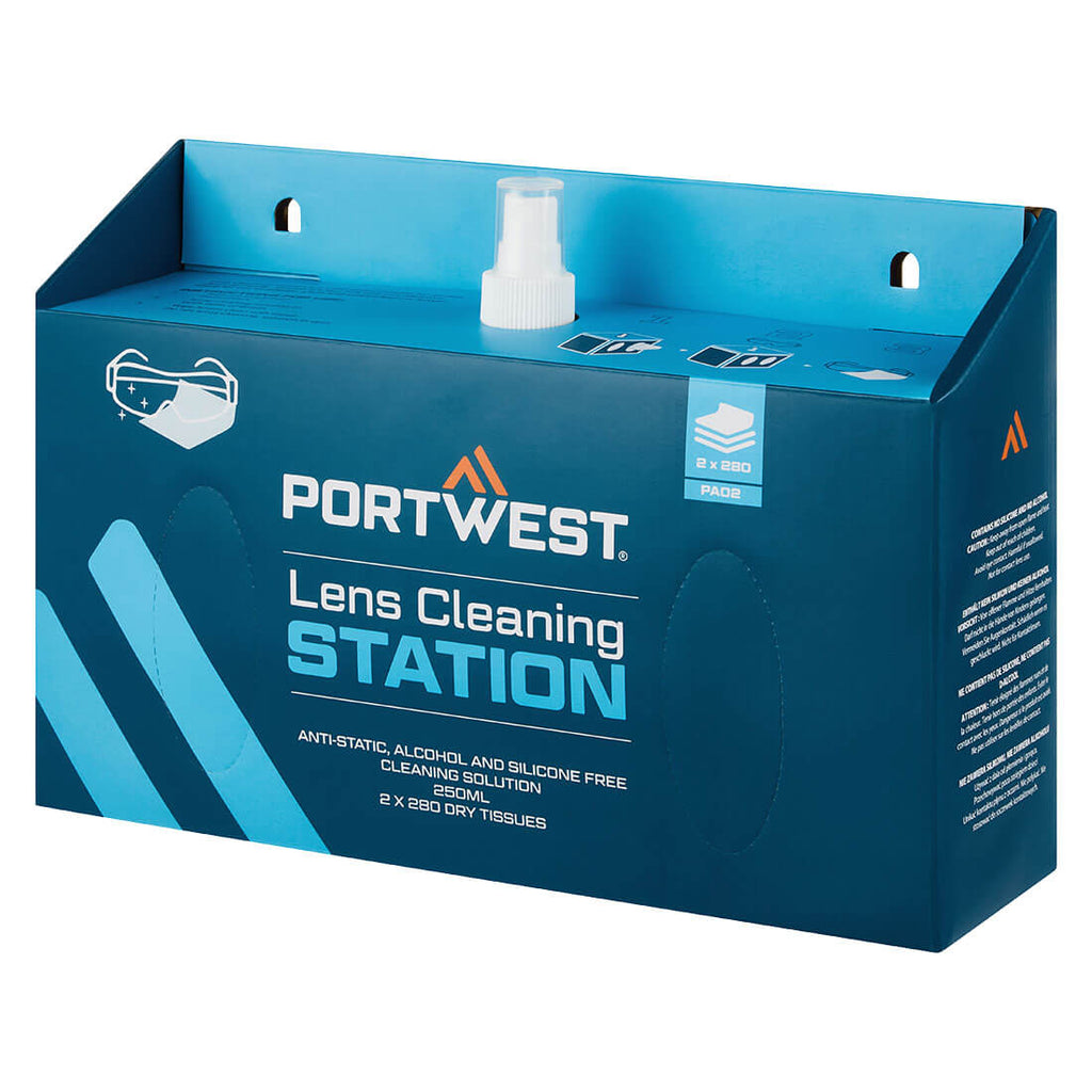 Station de nettoyage de lentilles Portwest