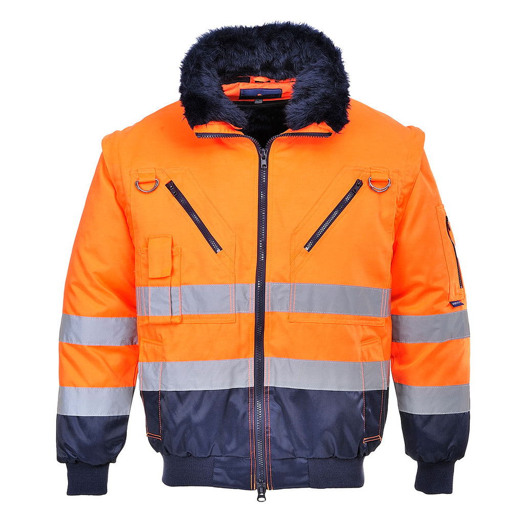 Portwest PJ50 Hi-Vis 3-in-1 contrasterend pilotenjack