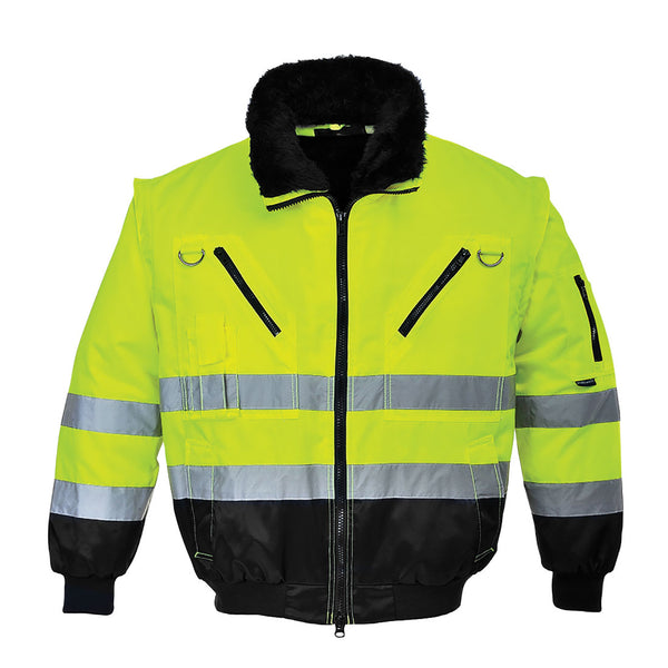 Portwest PJ50 Hi-Vis 3-in-1 contrasterend pilotenjack