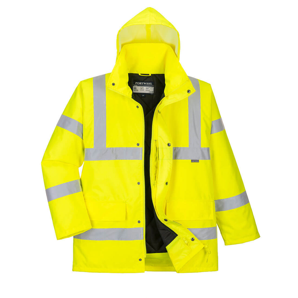 Portwest Hi-Vis ademend winterverkeersjack