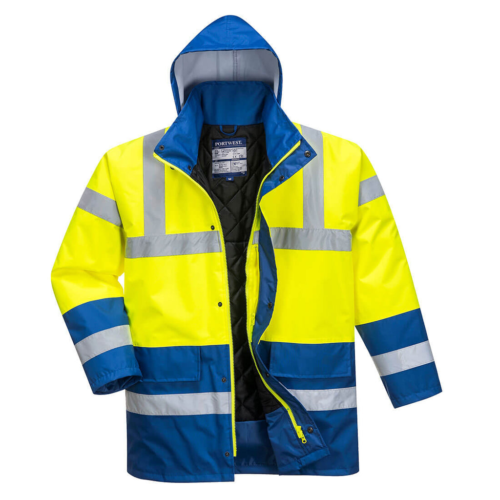 Veste de circulation d'hiver contrastée haute visibilité Portwest