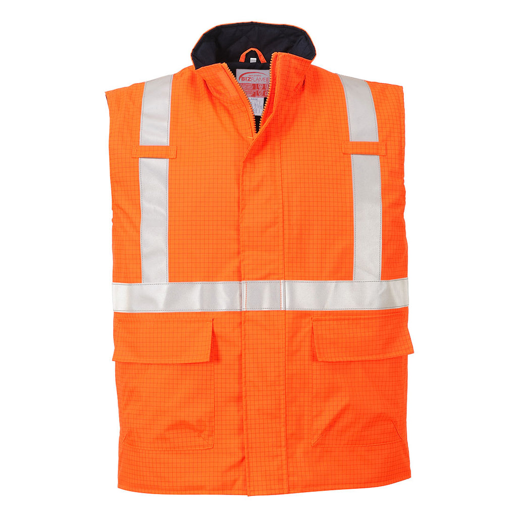 Portwest Bizflame Rain Hi-Vis Antistatische FR Bodywarmer