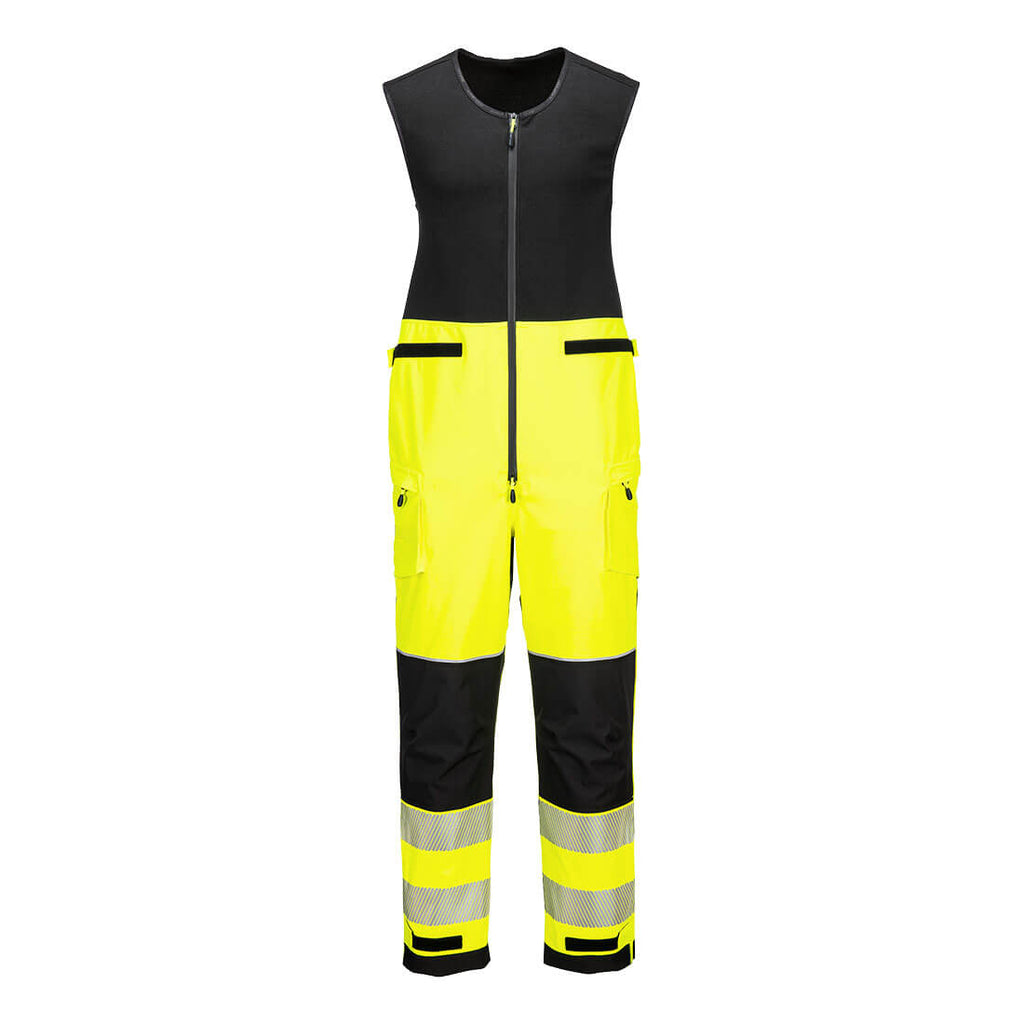 Portwest PW3 Hi-Vis Rain Salopette (3L)